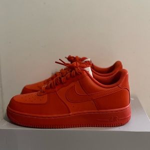 Nike Air Force One '07 "Triple Orange" Sz 9